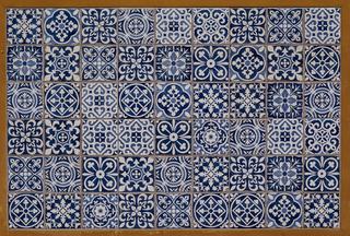 Mosaïque bleu eden