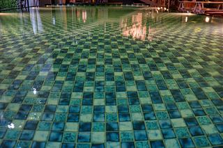 Mosaïque bleu clair rivière