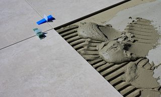 Mosaïque colonne de douche
